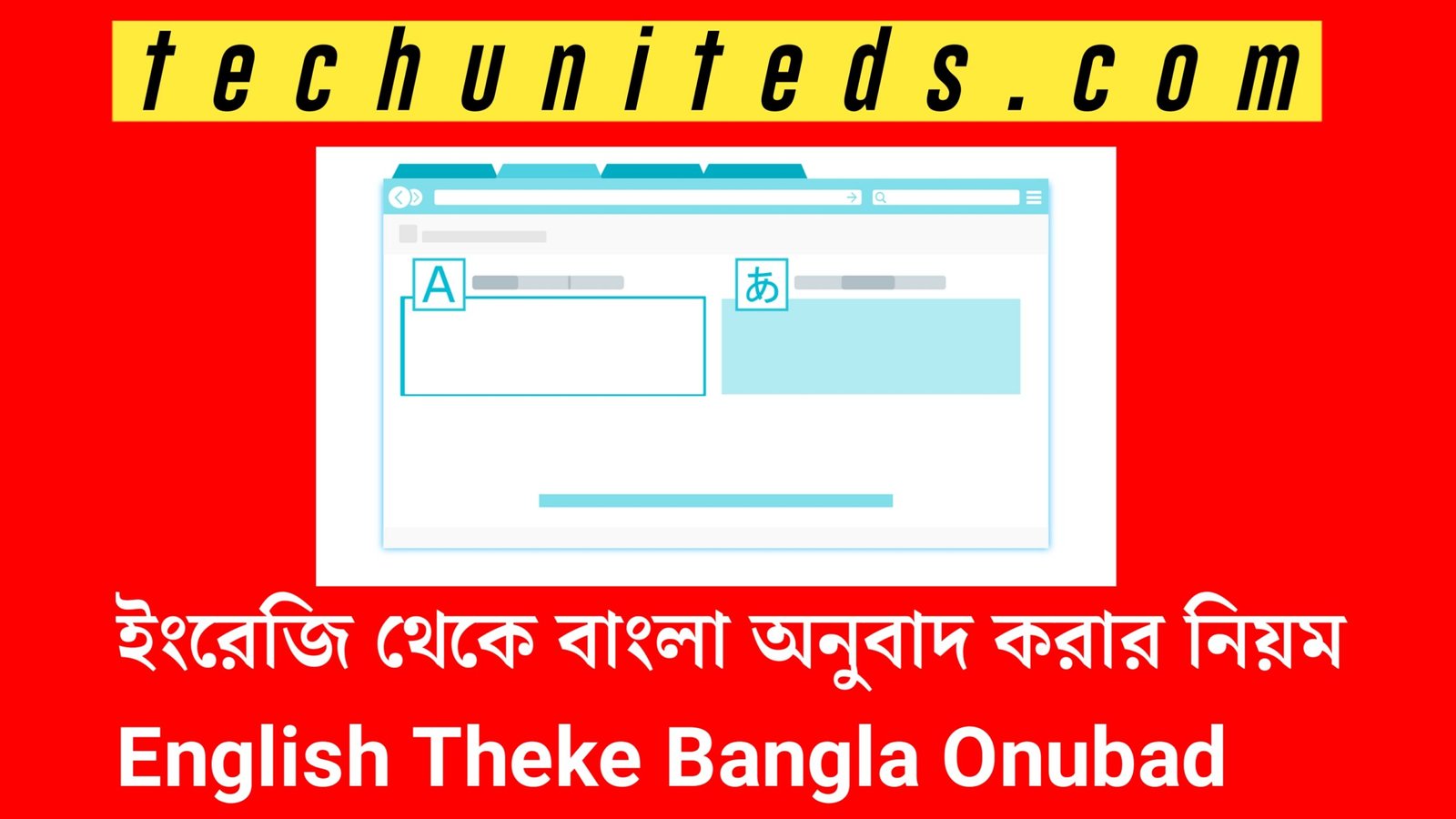 ইংরেজি থেকে বাংলা অনুবাদ করার নিয়ম | English Theke Bangla Onubad