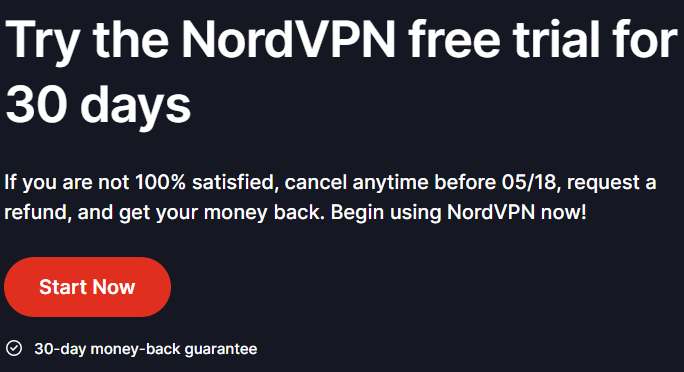 NordVPN free trial